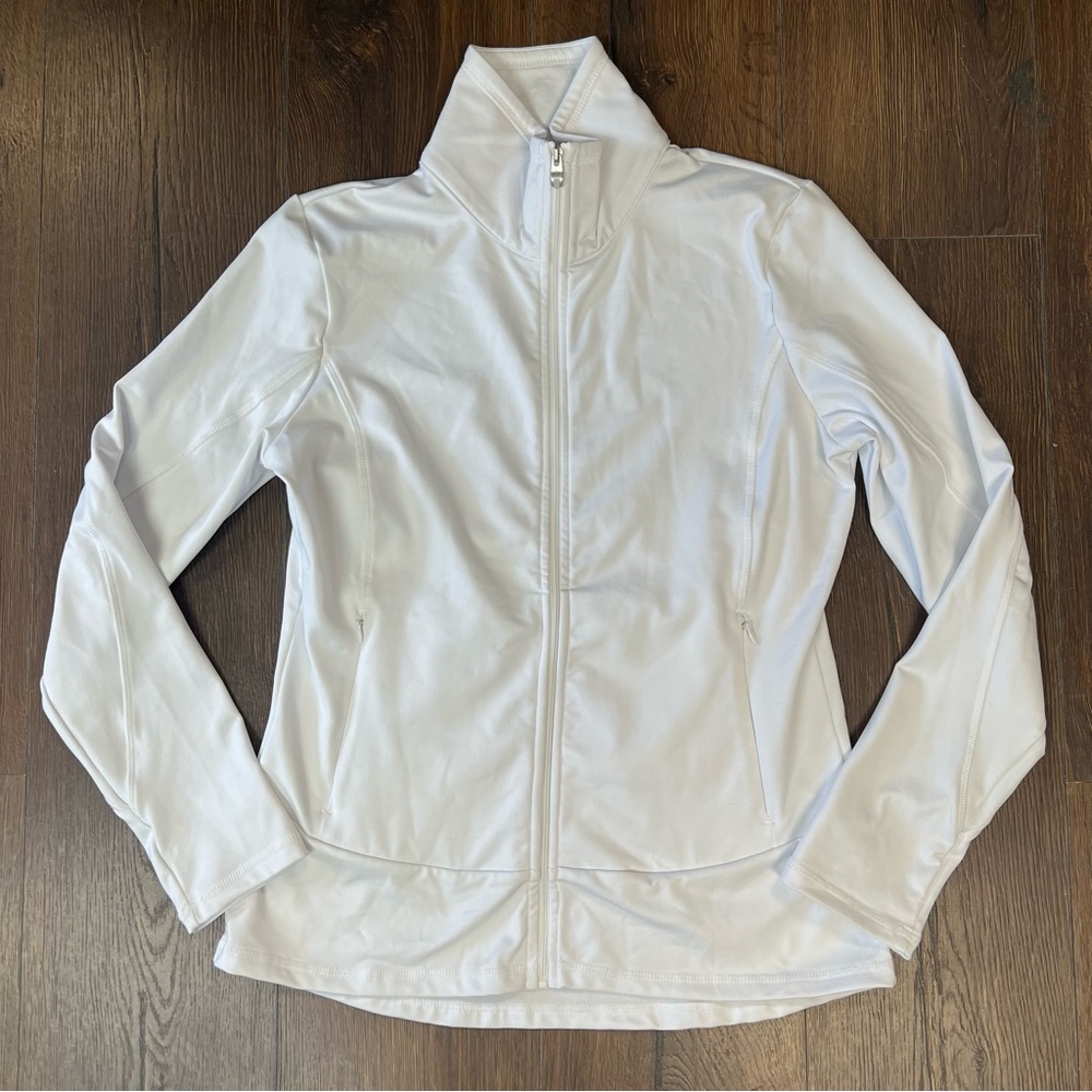 Chic White Women's Varsity Jacket